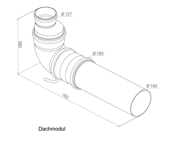 Zehnder Roof module for ComfoSpot Twin