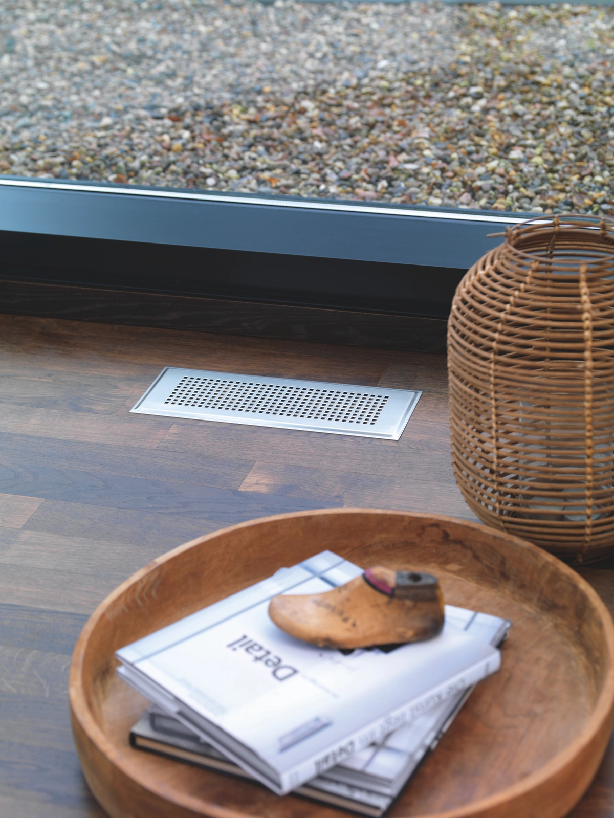 Zehnder Design grille CLF, Roma, white, 350 x 130 mm