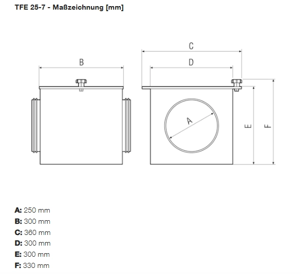 Maico Luftfilter TFE 25-7