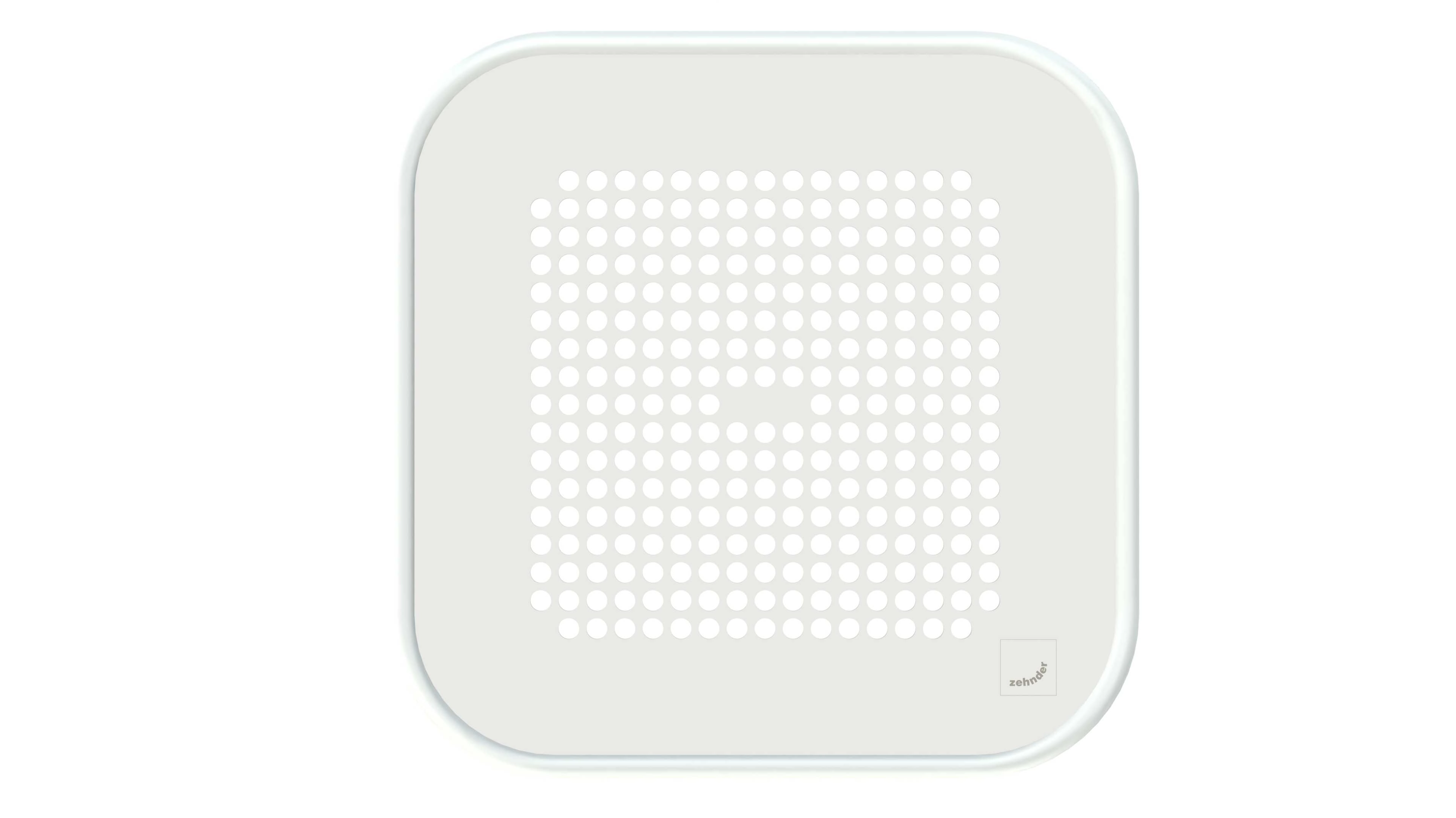 Zehnder Design cover grille ComfoGrid Topazio, DN125, 160x160 mm, white