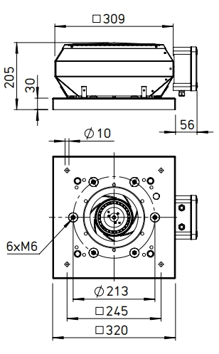 Helios Dachventilator VDW EC 180, vertikal