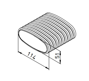 Helios FlexPipe Flexible Ventilation pipe FRS-R 51