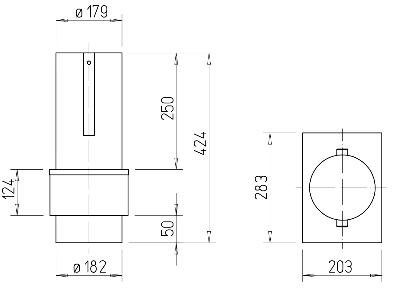 Helios ELS-D 180, Brandschutz-Deckenschott HE/ELS-D/180