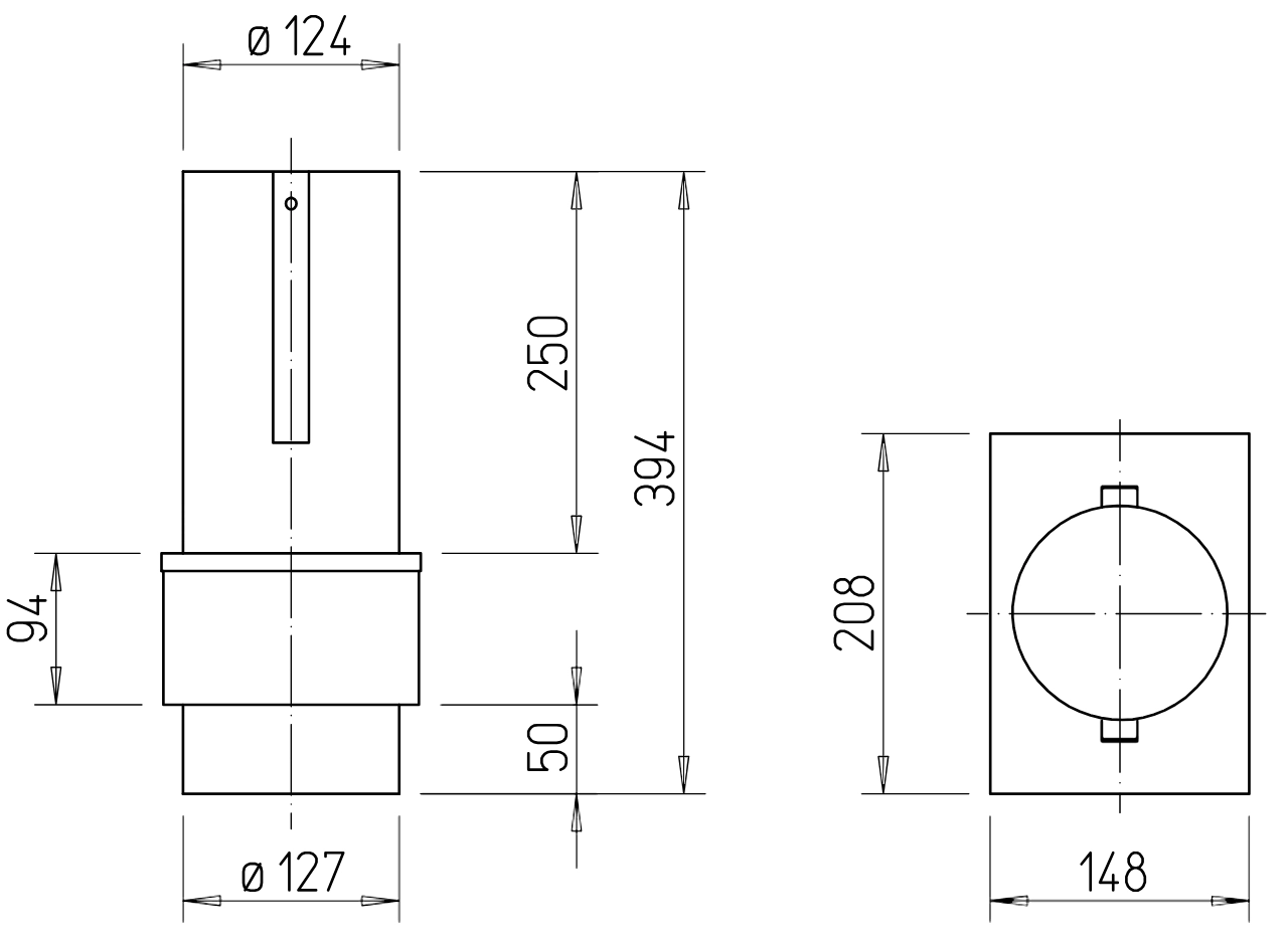 Helios Fire-protection ceiling barrier ELS-D 125