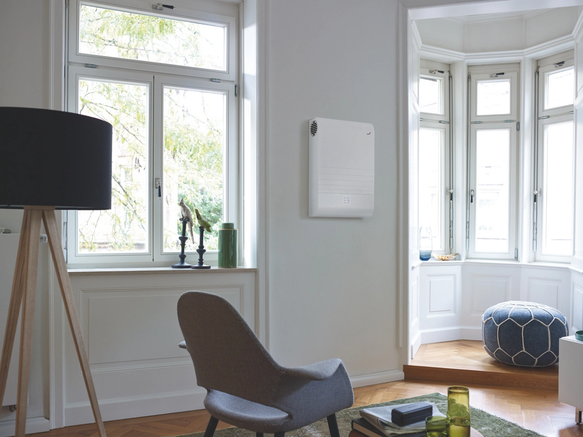 Zehnder Komfort-Lüftungsgerät ComfoAir 70 mit Laibungsmodul