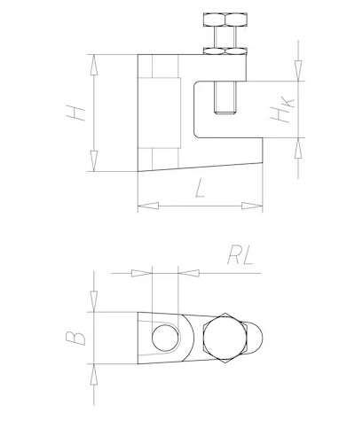 Würth Trägerklammer D11MM, Edelstahl