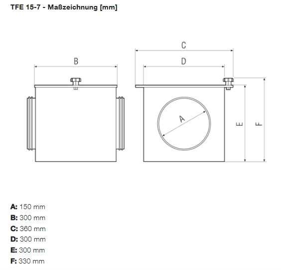 Maico Luftfilter TFE 15-7