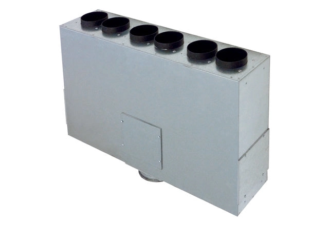 Maico Air distributor Kasten made of Sheet metal, 6-compartment MF-BV75-125-6