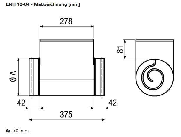 Maico Elektro-Lufterhitzer ERH 10-04
