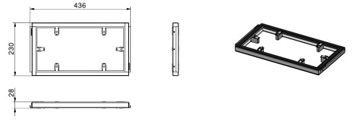Zehnder Distance frame CW-DF 420