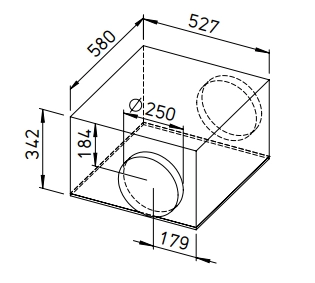 Helios Inline fan SB EC 250 SILENTBOX