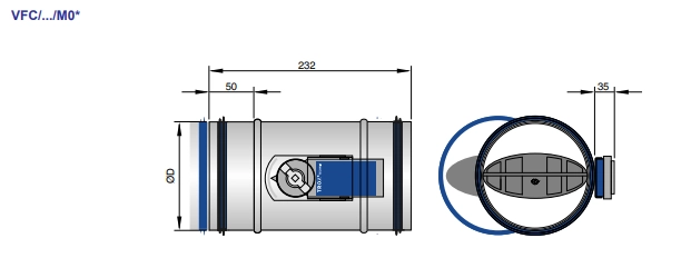 Trox Volumenstromregler VFC/100/M01