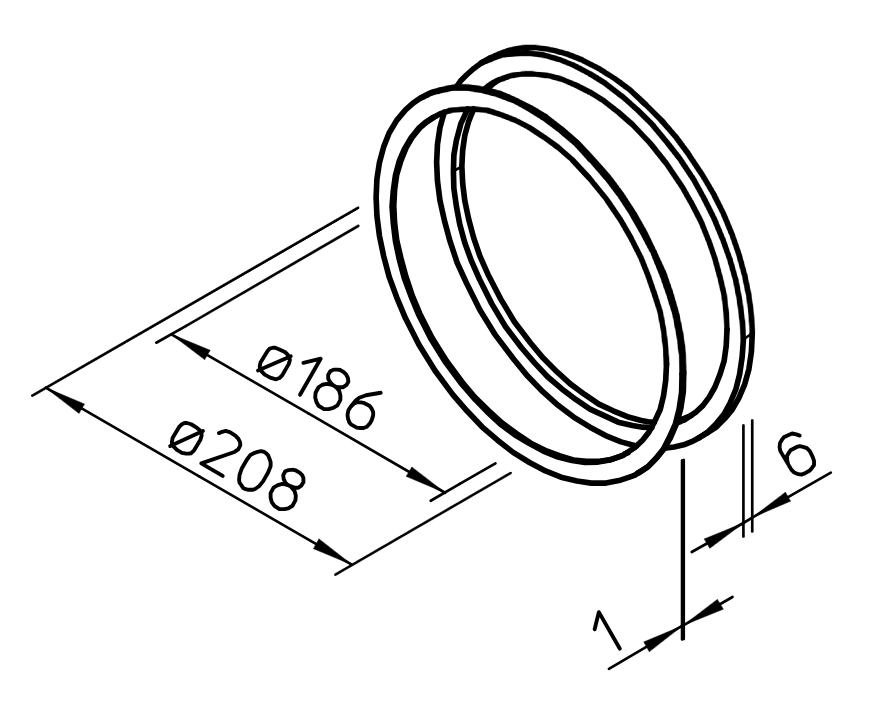 Helios Distanzringe DR 150