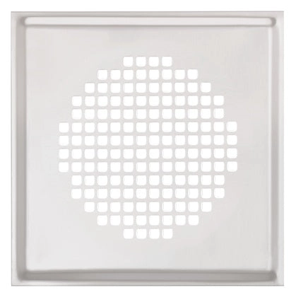 Zehnder Design-Gitter CLRF / TVA, Torino, Edelstahl 160 x 160 mm, inklusive Filter