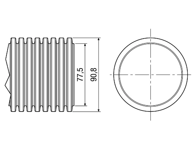 Maico Flexible duct MF-F90