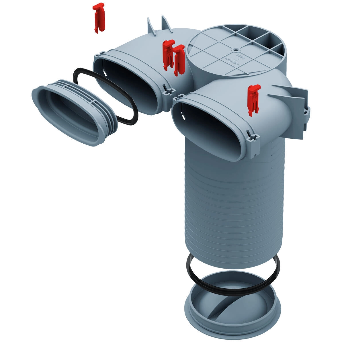 Helios FlexPipe Ceiling-/Wall box FRS-DWK 2-51/125