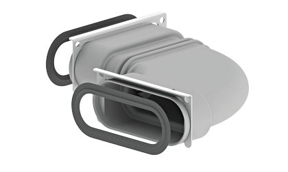 Zehnder Bogen flat 51 H, 90 Grad, horizontal
