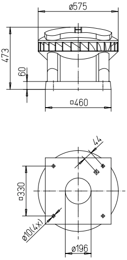 Helios Dachventilator DV EC 200 pro