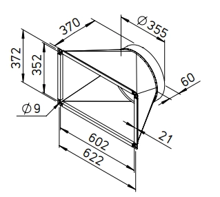 Helios Übergangstück ALB-ÜS 60/35