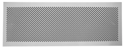 Zehnder Design grille CLD wide, Venezia, Stainless steel, 430 x 160 mm