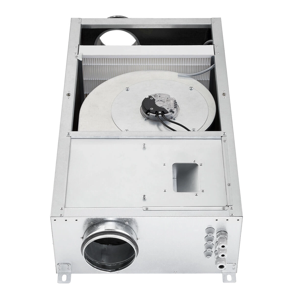 Helios Outside-air box ALB EC 125 EH - with E Heating coil