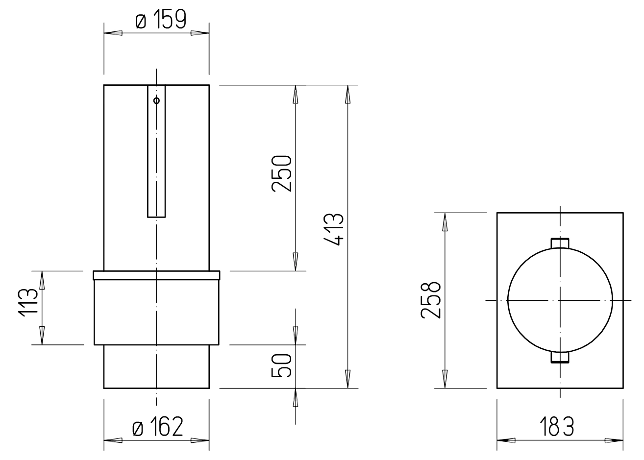 Helios Fire-protection ceiling barrier ELS-D 160