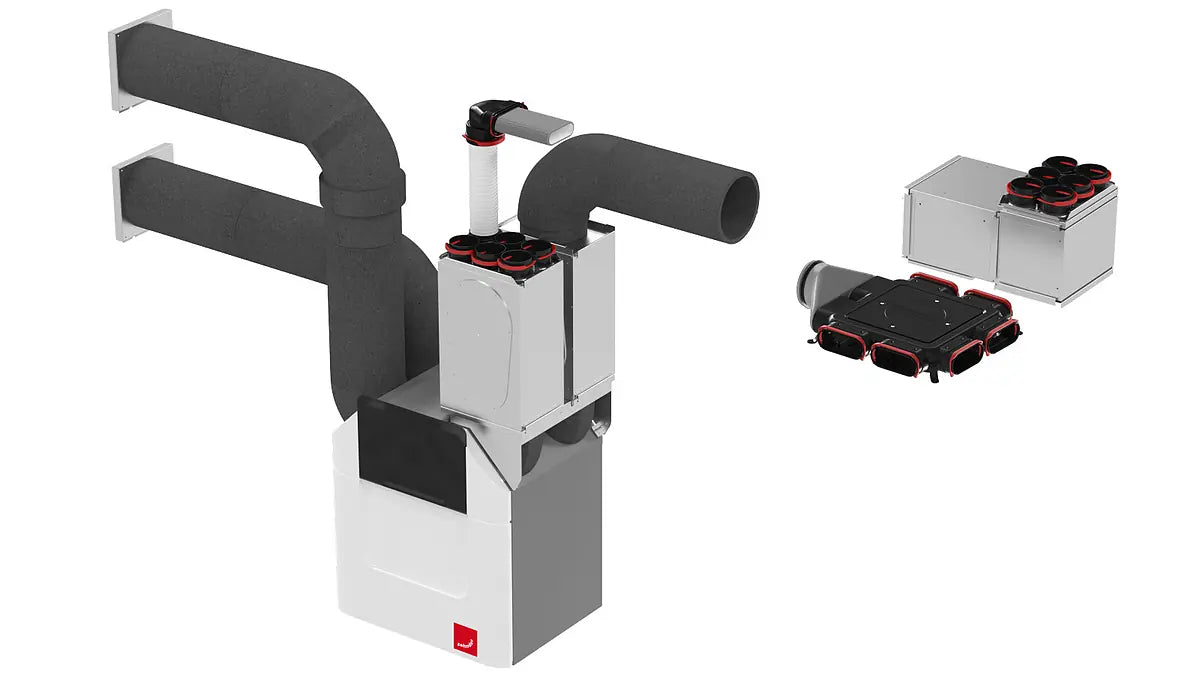Zehnder Endplatte CW-P 420 - DN 160 inklusive Klemmleisten