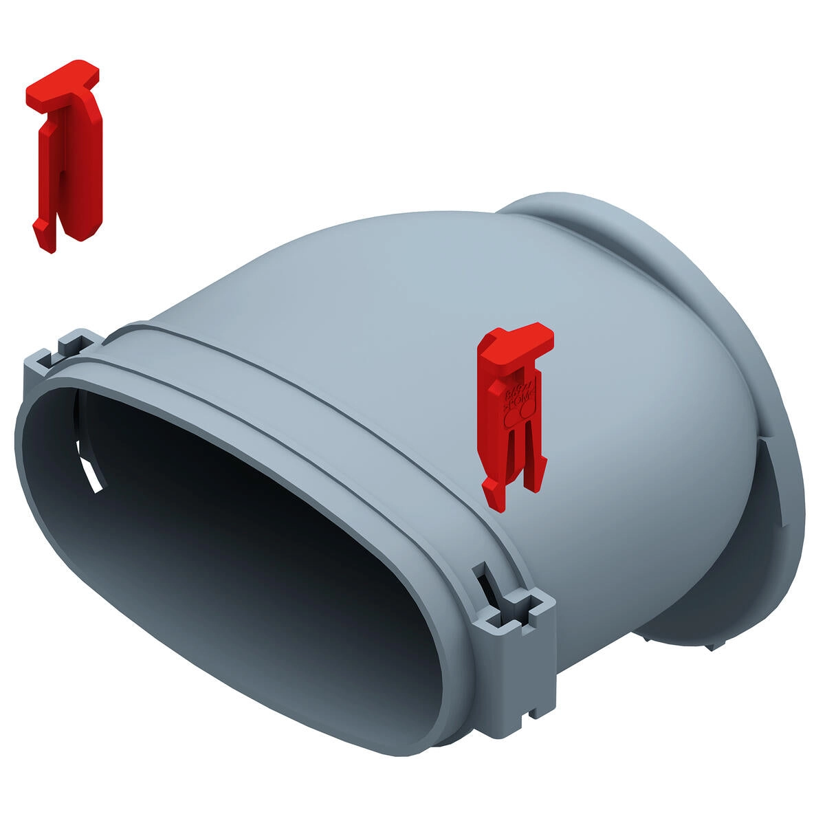 Helios FlexPipe Single connector oval FRS-ES 51