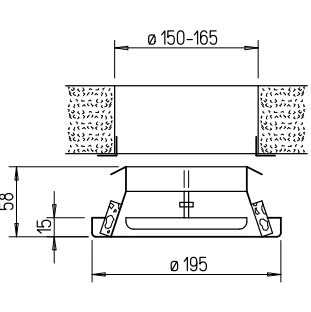Helios Metall-Tellerventil MTVA 160 für Abluft