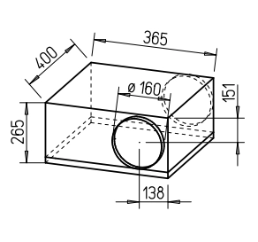 Helios Inline fan SB 160 B SILENTBOX
