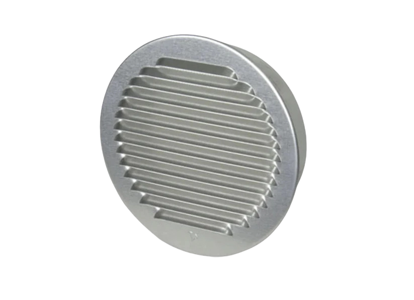 pro Wetterschutzgitter rund, NW 180 mm, Aluminium gepresst, alu natur