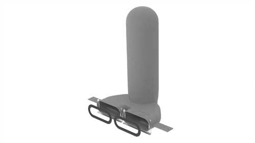 Zehnder Luftdurchlassgehäuse CLRF, DN 125 / 2x flat 51