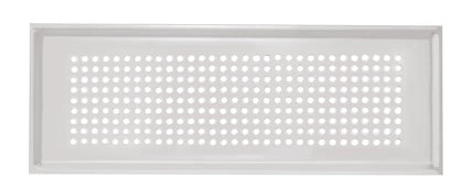 Zehnder Design grille CLF, Roma, white, 350 x 130 mm