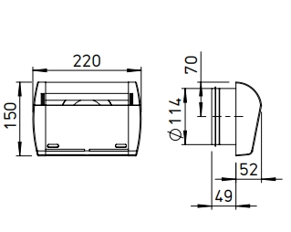 Helios Innenblende ZLA 125 IB 30