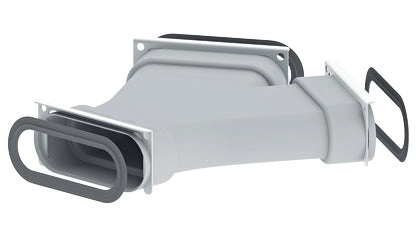 Zehnder Y-piece ComfoFit flat 51, for ComfoTube flat 51, with RapidLock Connector