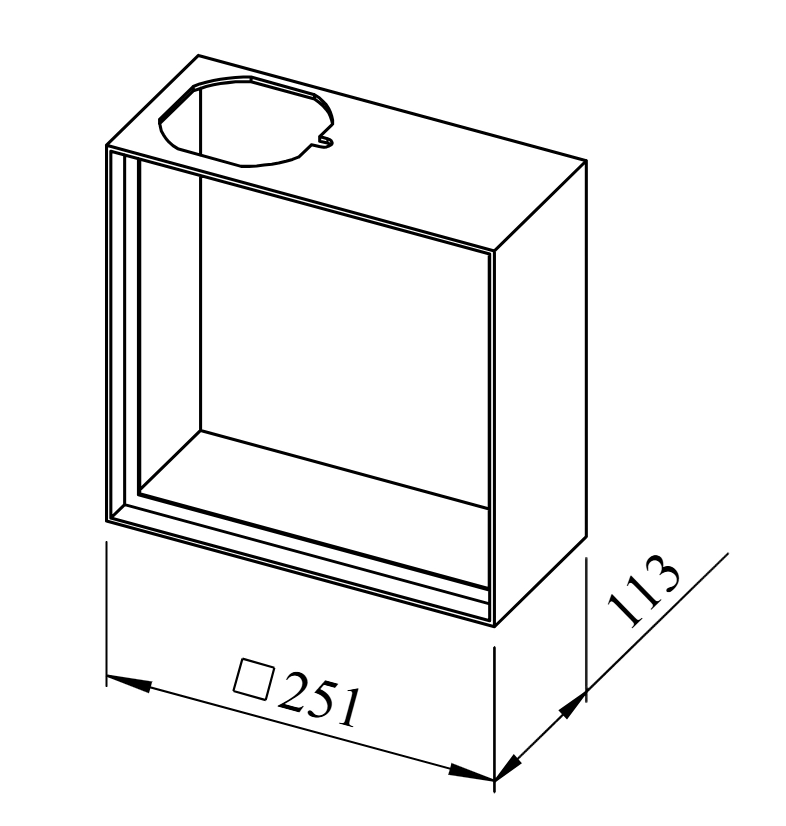 Helios Surface mounted Adapter ELS-APASA