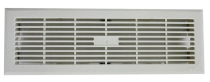 Zehnder Design-Gitter CLF, Kunststoff, weiß, 330 x 110 mm