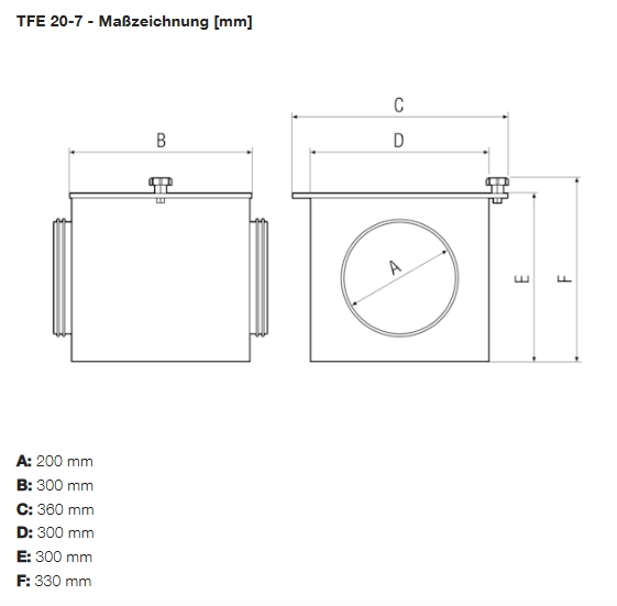 Maico Luftfilter TFE 20-7