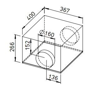 Helios Rohrventilator SB EC 160 B SILENTBOX