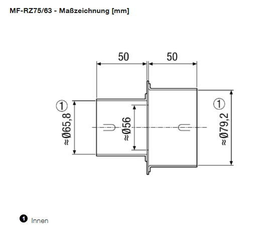 Maico Reducer MF-RZ 75/63