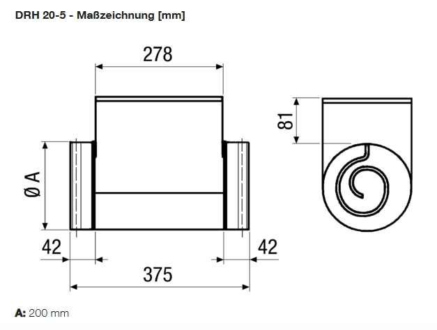 Maico Elektro-Lufterhitzer DRH 20-5 MA/DRH/20-5
