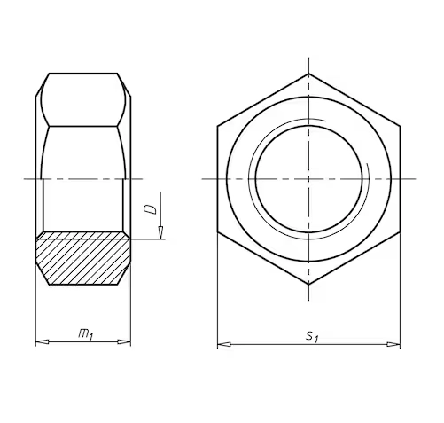 Würth Sechskantmutter M20, Edelstahl