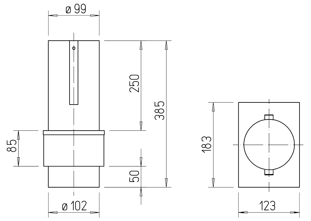 Helios Fire-protection ceiling barrier ELS-D 100