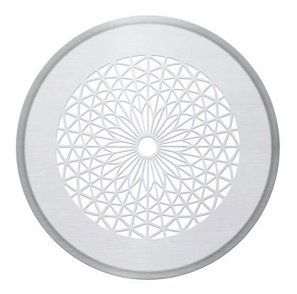 Zehnder Design-Gitter CLRF / TVA, Sacre cour, Edelstahl, Durchmesser 160 mm, inklusive Filter