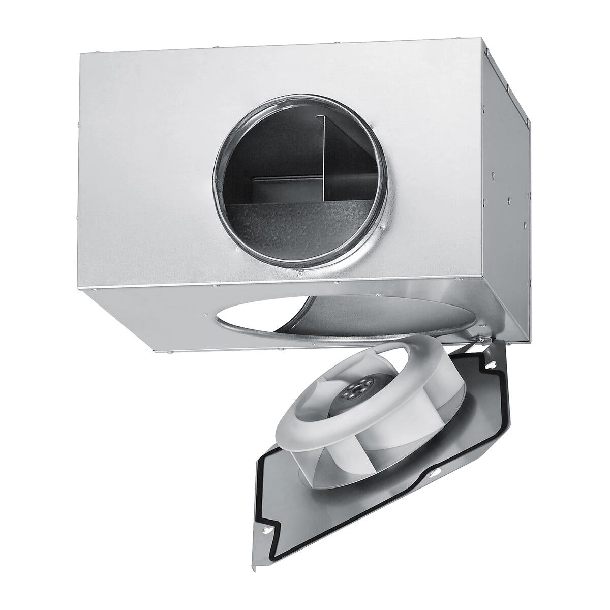 Helios Radial inline fan SVS 160 L SlimVent