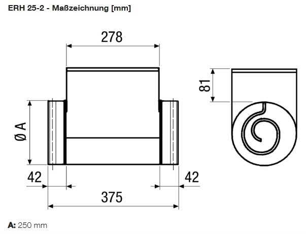 Maico Elektro-Lufterhitzer ERH 25-2