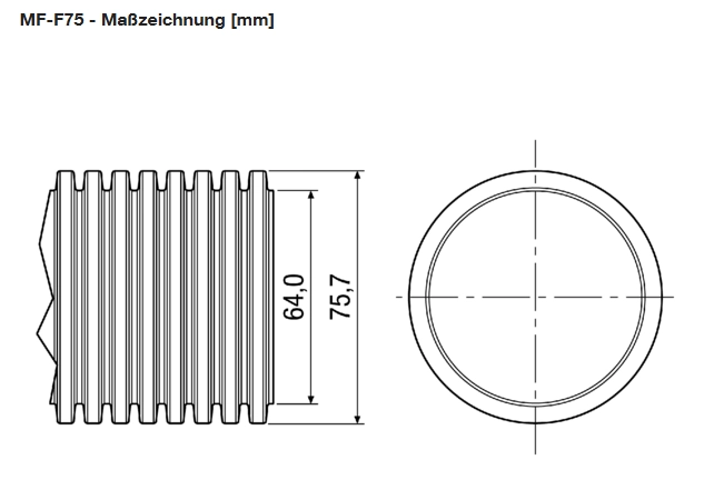 Maico Flexible duct MF-F75