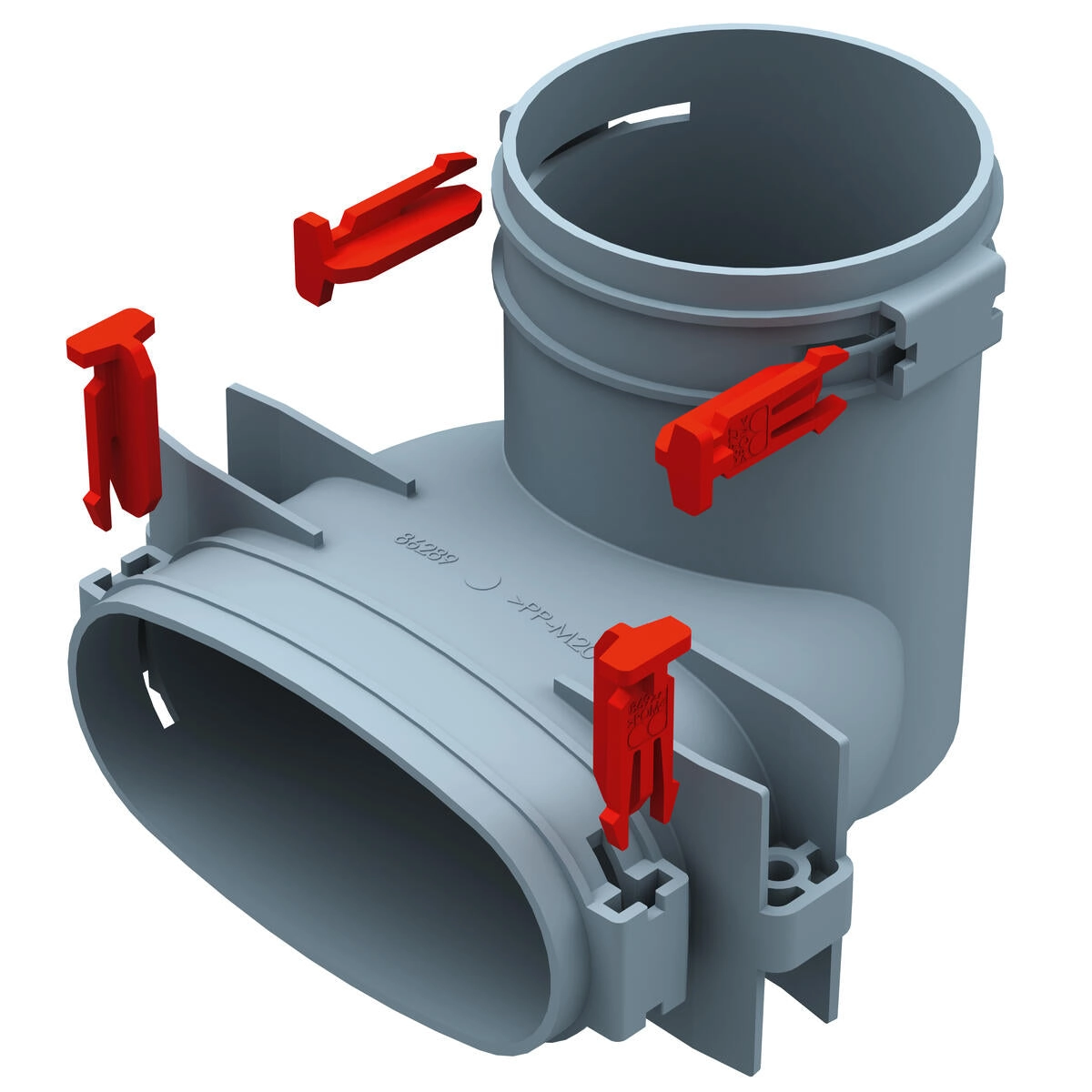 Helios FlexPipe Übergang 90° FRS-ÜV 51-75