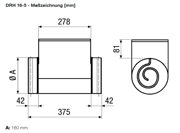 Maico Elektro-Lufterhitzer DRH 16-5 MA/DRH/16-5