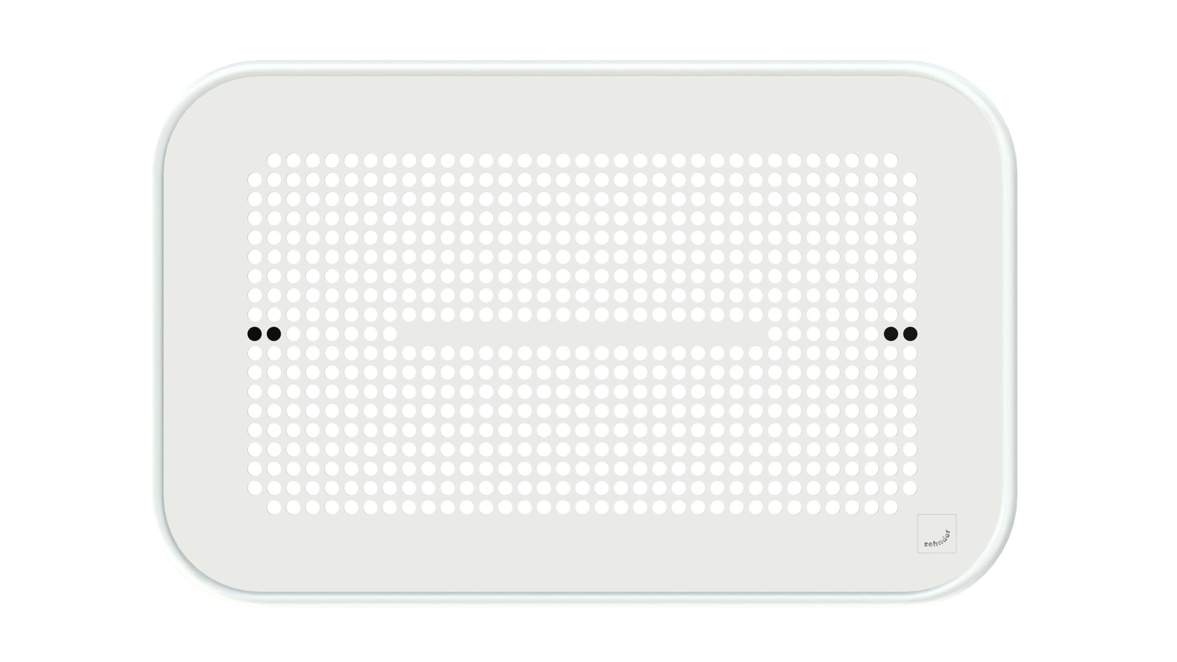 Zehnder Design-Abdeckgitter ComfoGrid Topazio, 270x170 mm, weiß